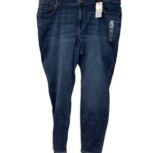 New Lane Bryant Signature Fit Skinny Flex Magic Waistband Jeans Womens Size 22L
